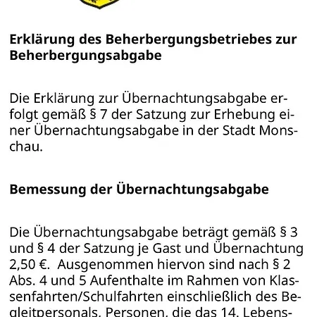 Apartment Fewomonciao2019-panorama 2pers Bis Max4pers Monschau